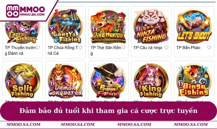 Đảm bảo đủ tuổi khi tham gia cá cược trực tuyến