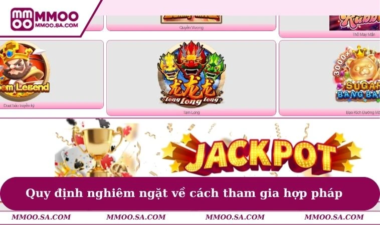 Điều Khoản Sử Dụng MMOO 2 Quy định nghiêm ngặt về cách tham gia hợp pháp