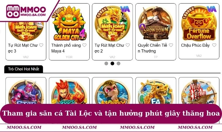 Tham gia săn cá Tài Lộc và tận hưởng phút giây thăng hoa
